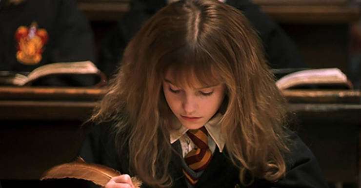 10. Y.O. Emma Watson Was Actually Writing With That Quill ...