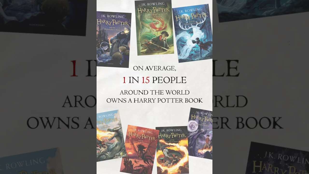 500 million copies of Harry Potter books have been sold ...