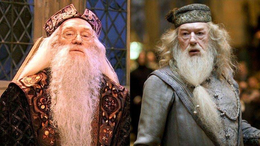Between the first Dumbledore (Sir Richard St John Harris