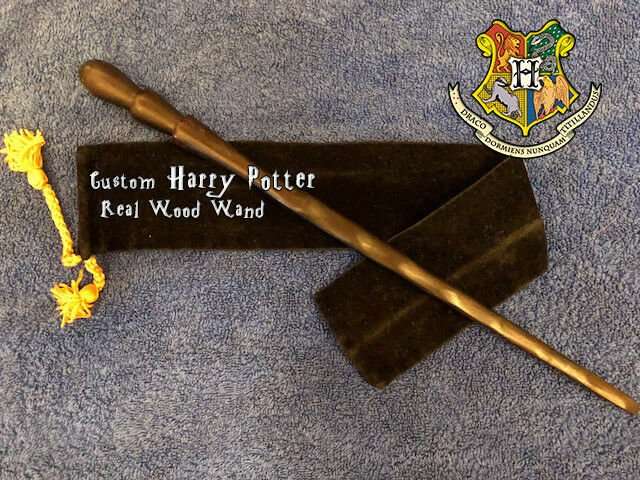 Custom REAL WOOD Wand 14" , Harry Potter, Wizarding World ...