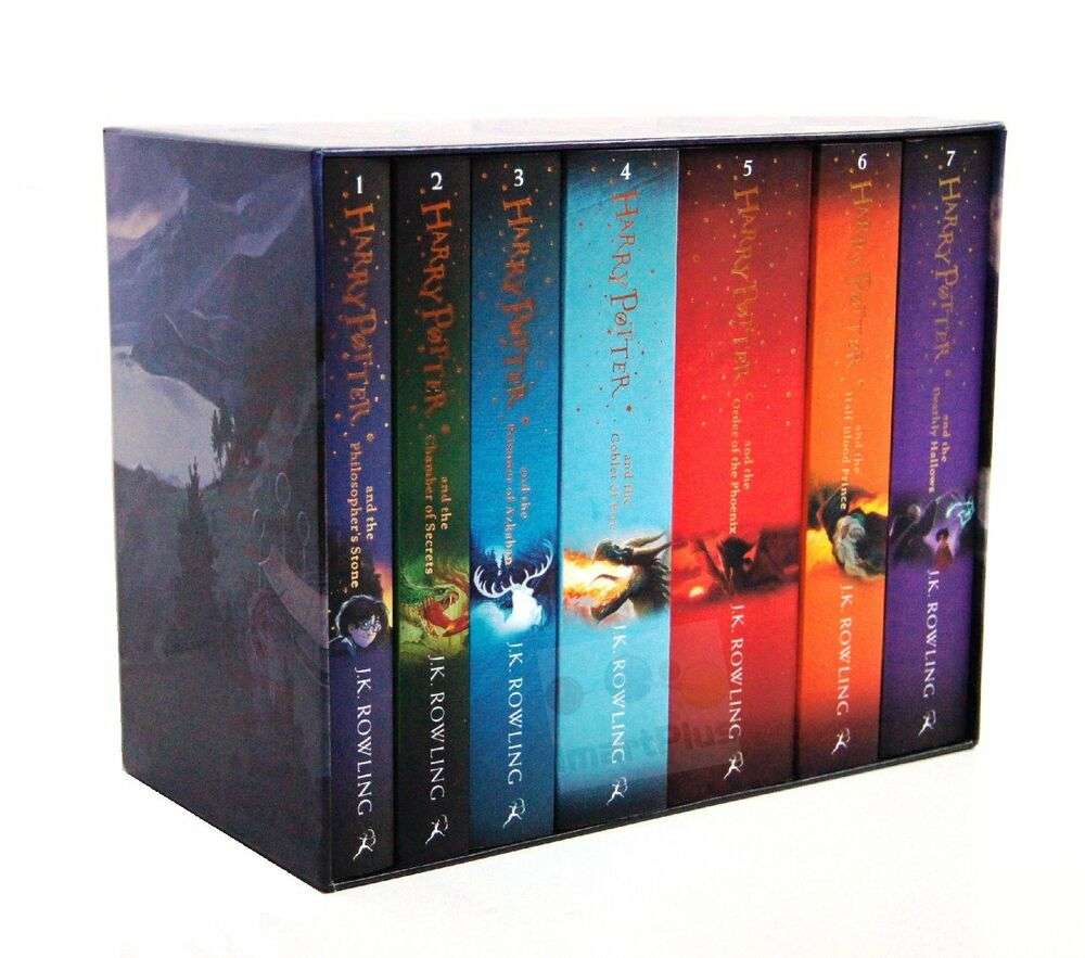 Harry Potter 7 Books Complete Collection Paperback Boxed ...