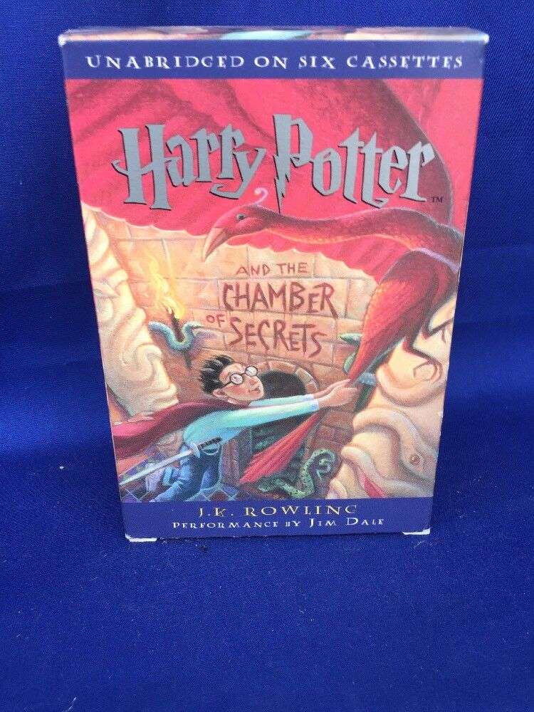 Harry Potter and The Chamber of Secrets Audio Book on Tape 6 SET ...
