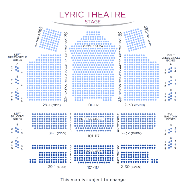 Harry Potter and the Cursed Child tickets seating chart, Broadway, New ...