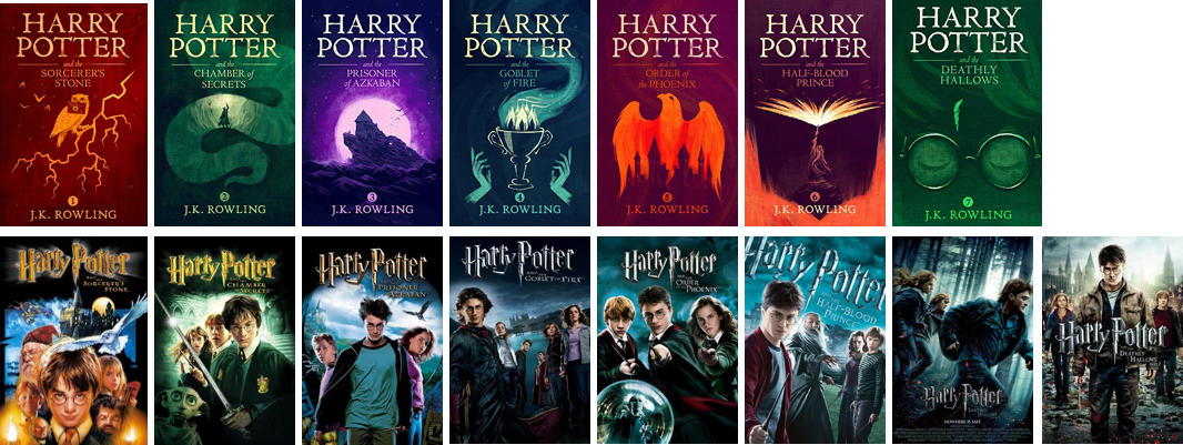 Harry Potter Books and Movies in Order