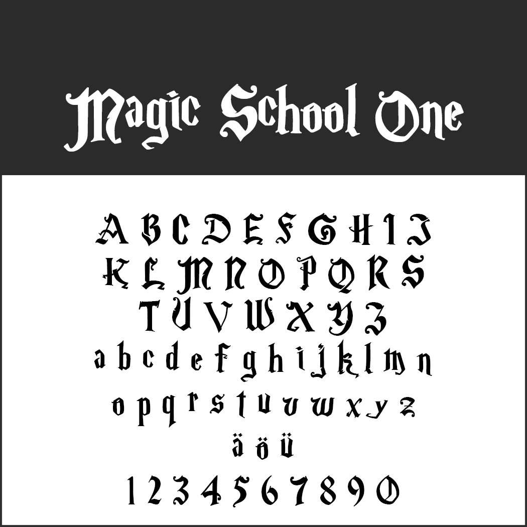 Harry Potter fonts: Generate or download Hogwarts typefaces