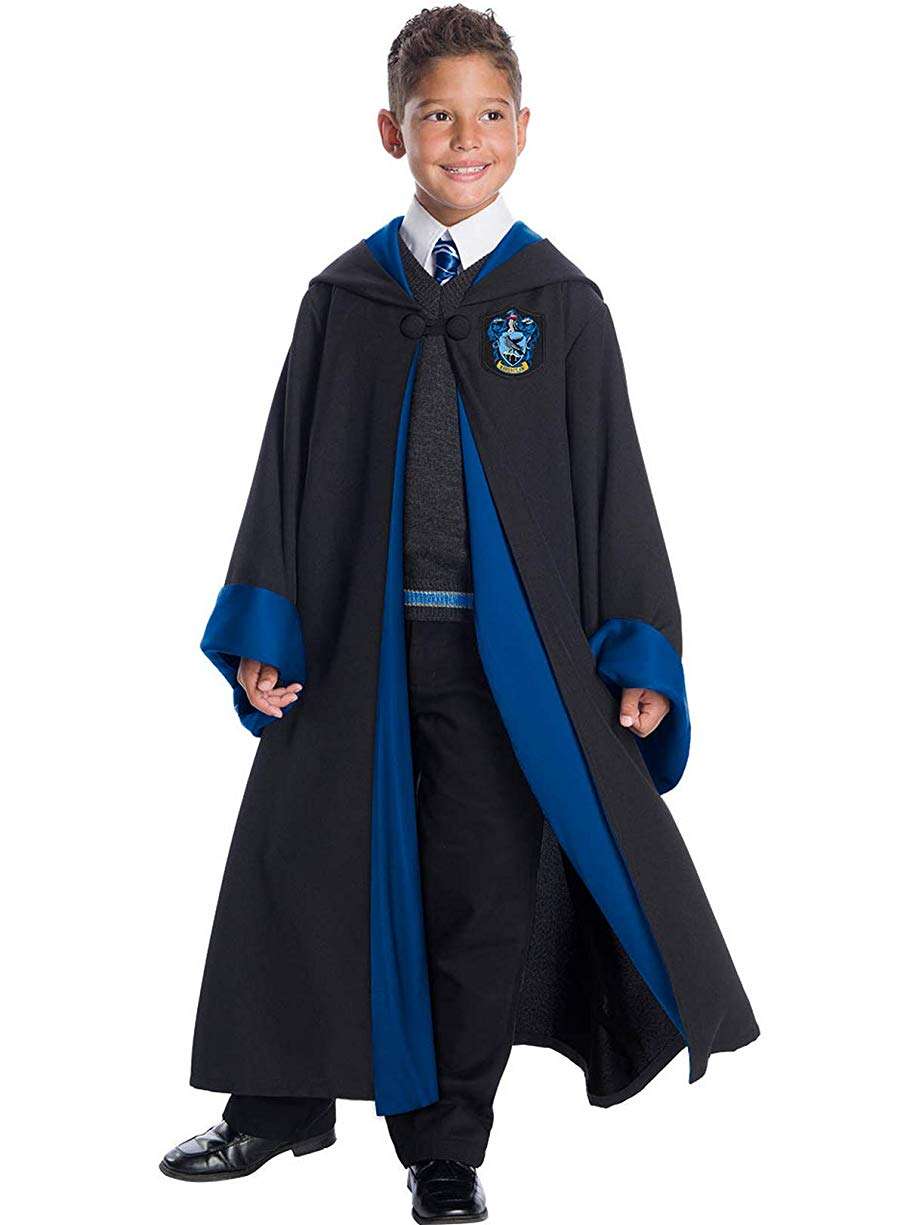 Harry Potter Ravenclaw Child Hooded Robe Clasp Costume ...