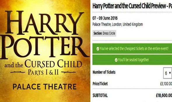 Harry Potter resale tickets going for £1,800 but will the ...