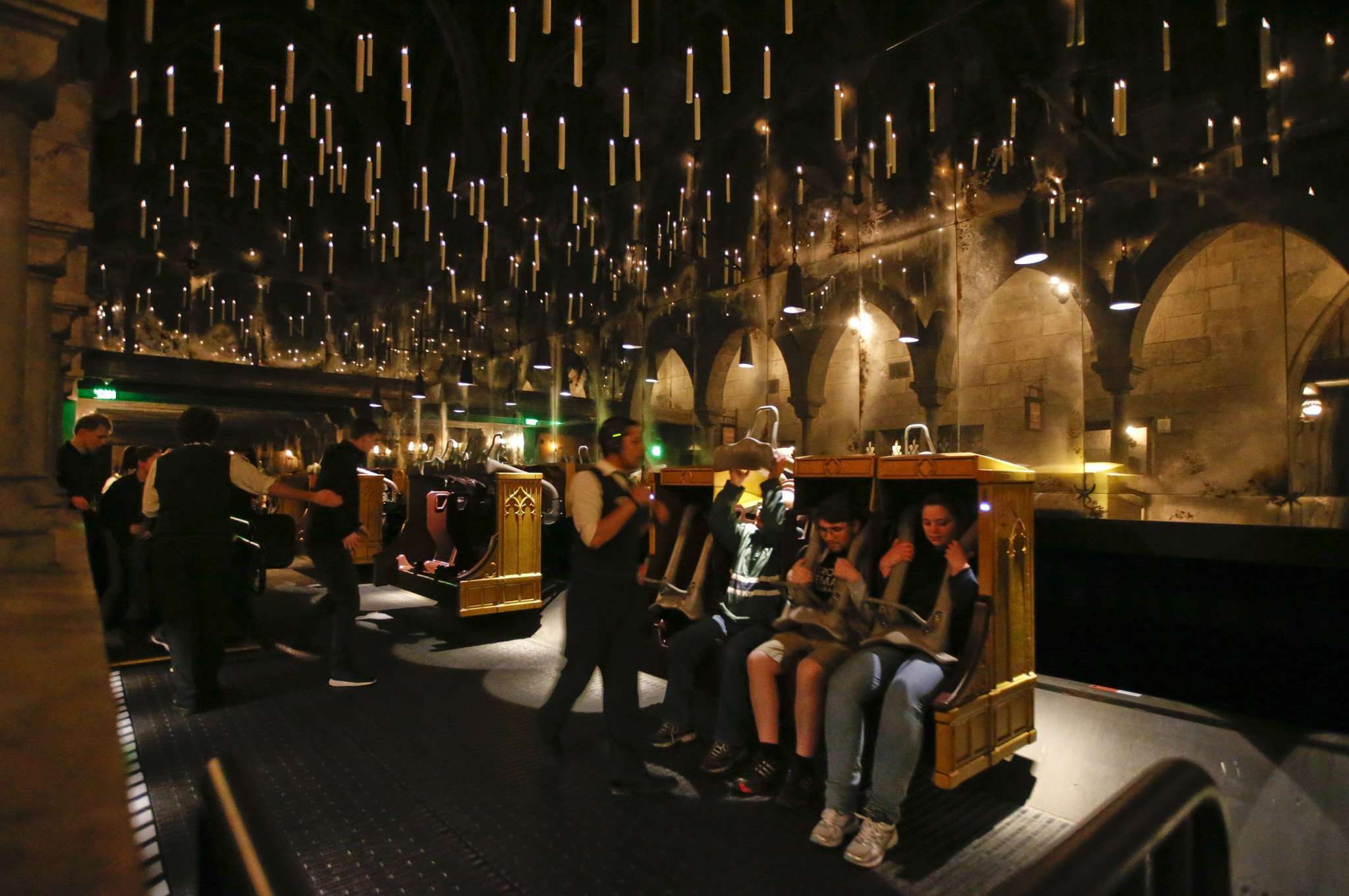 Harry Potter ride at Universal Studios Hollywood goes high ...