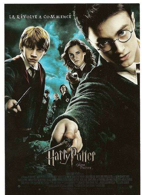 Harry Potter , The order of the Phenix ( movie ). Postcard ...