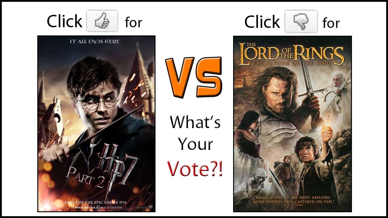 Harry Potter VS Lord of the Rings (Which do you like more ...