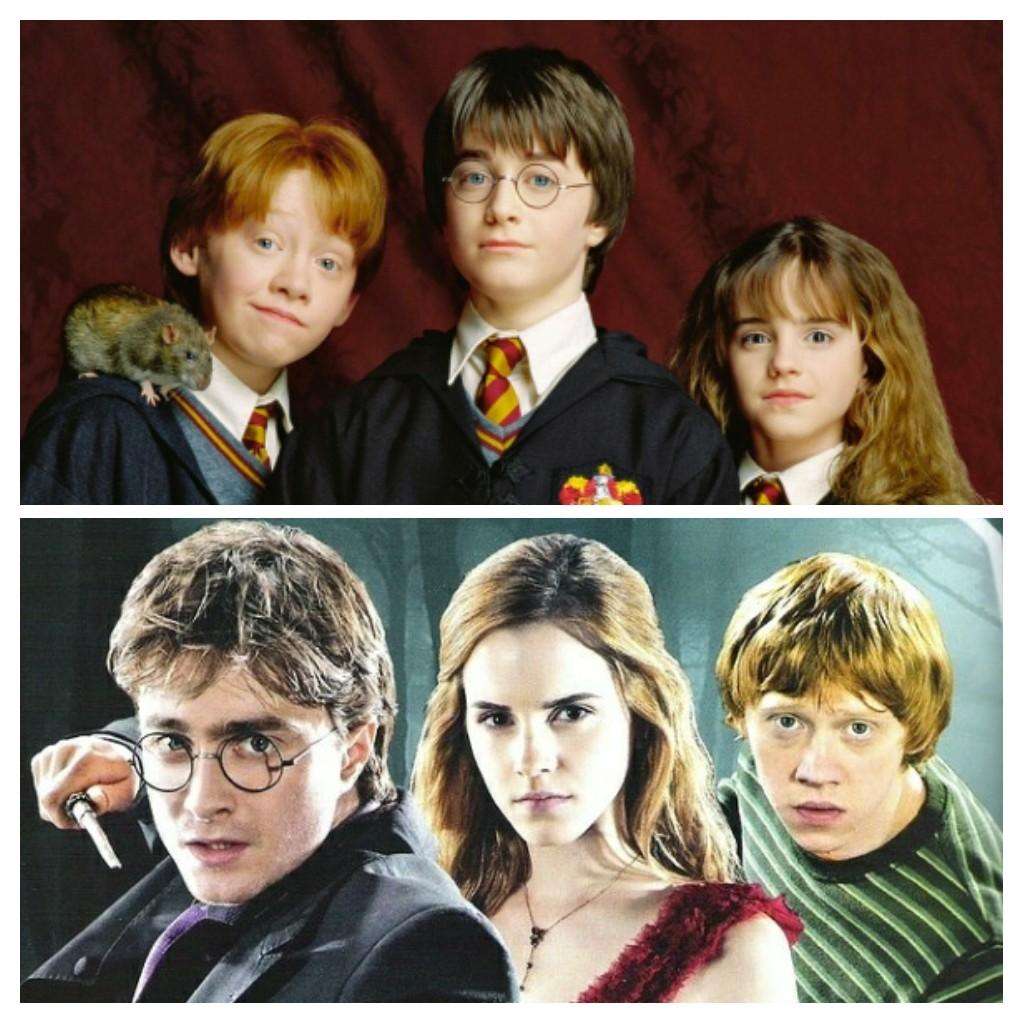 In the first Harry Potter movie, Harry, Ron, and Hermione ...