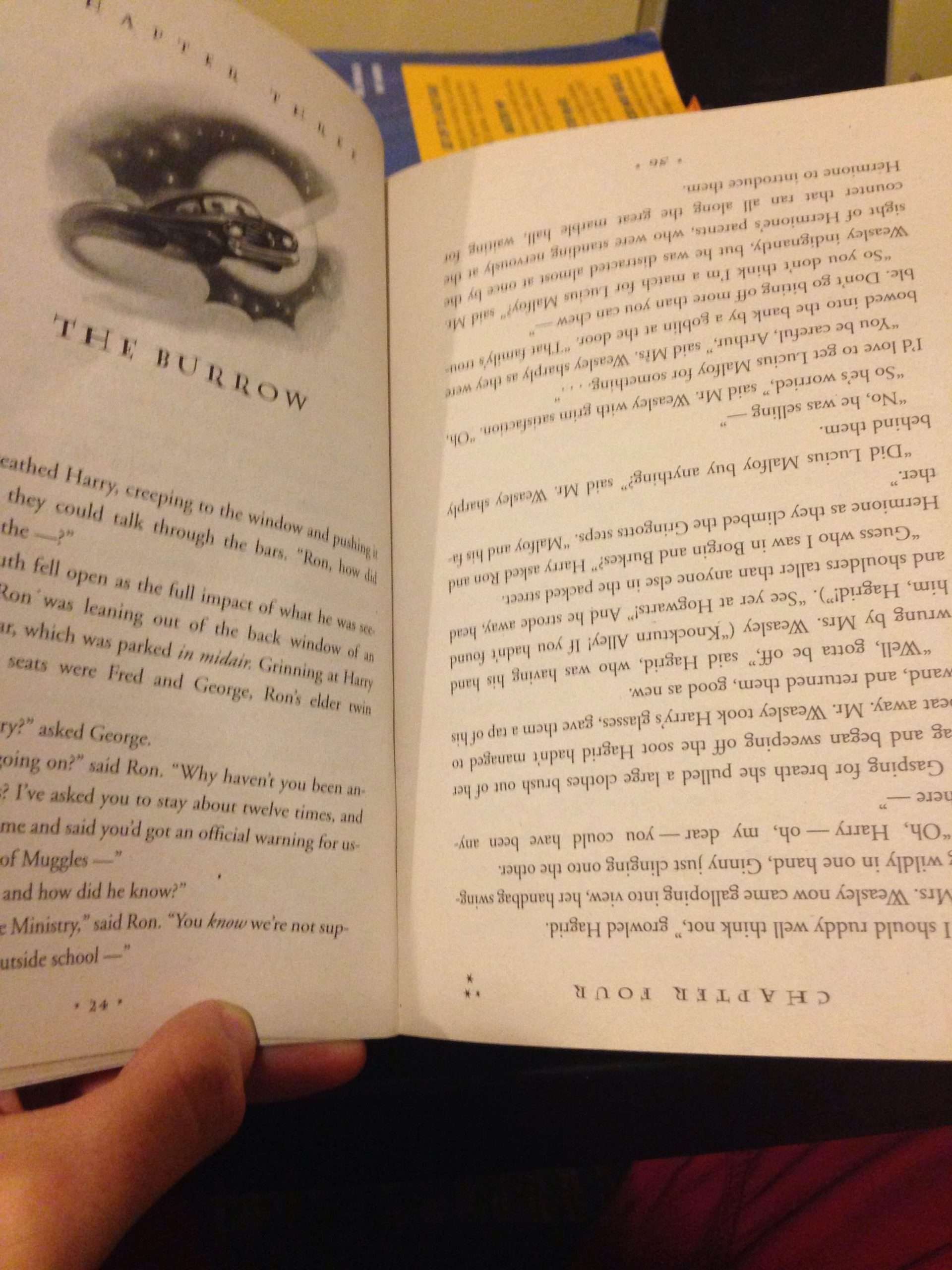 My Harry Potter book has upside down pages : mildlyinteresting