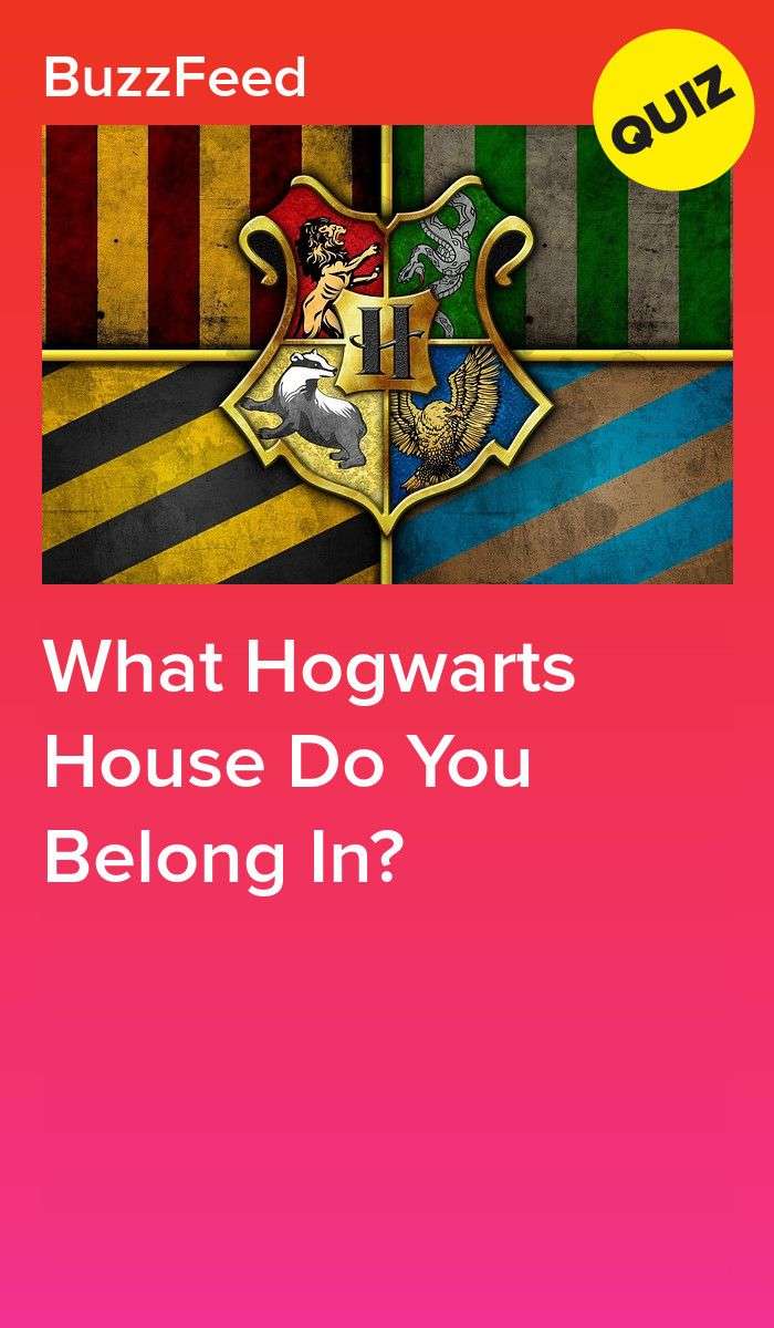Quiz Which Harry Potter House Do You Belong To