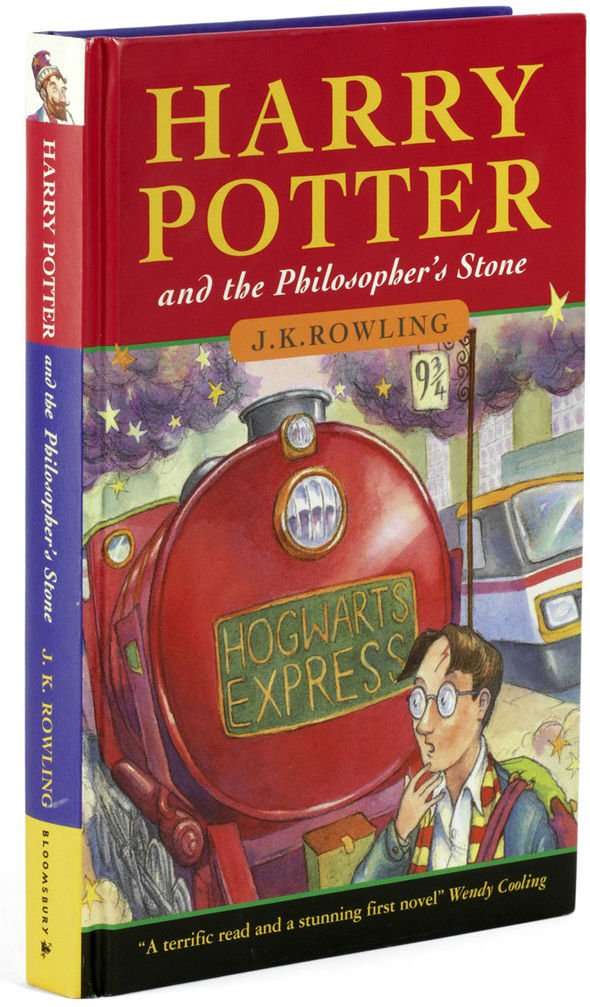 Rare 1st edition Harry Potter book given JK Rowling