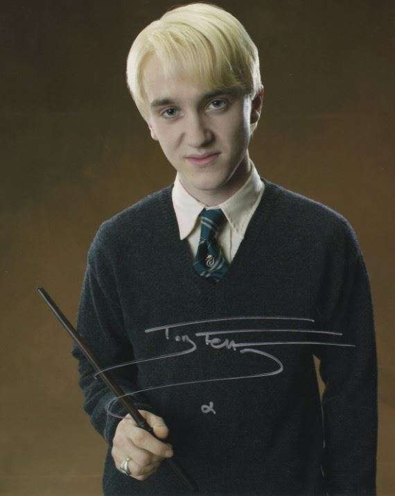 Tom Felton Signed Photo as Draco Malfoy from the Harry ...