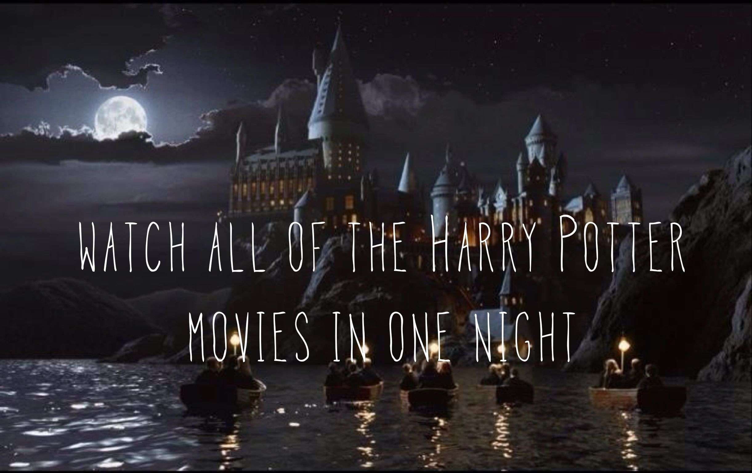 Watch all of the Harry Potter movies in one night
