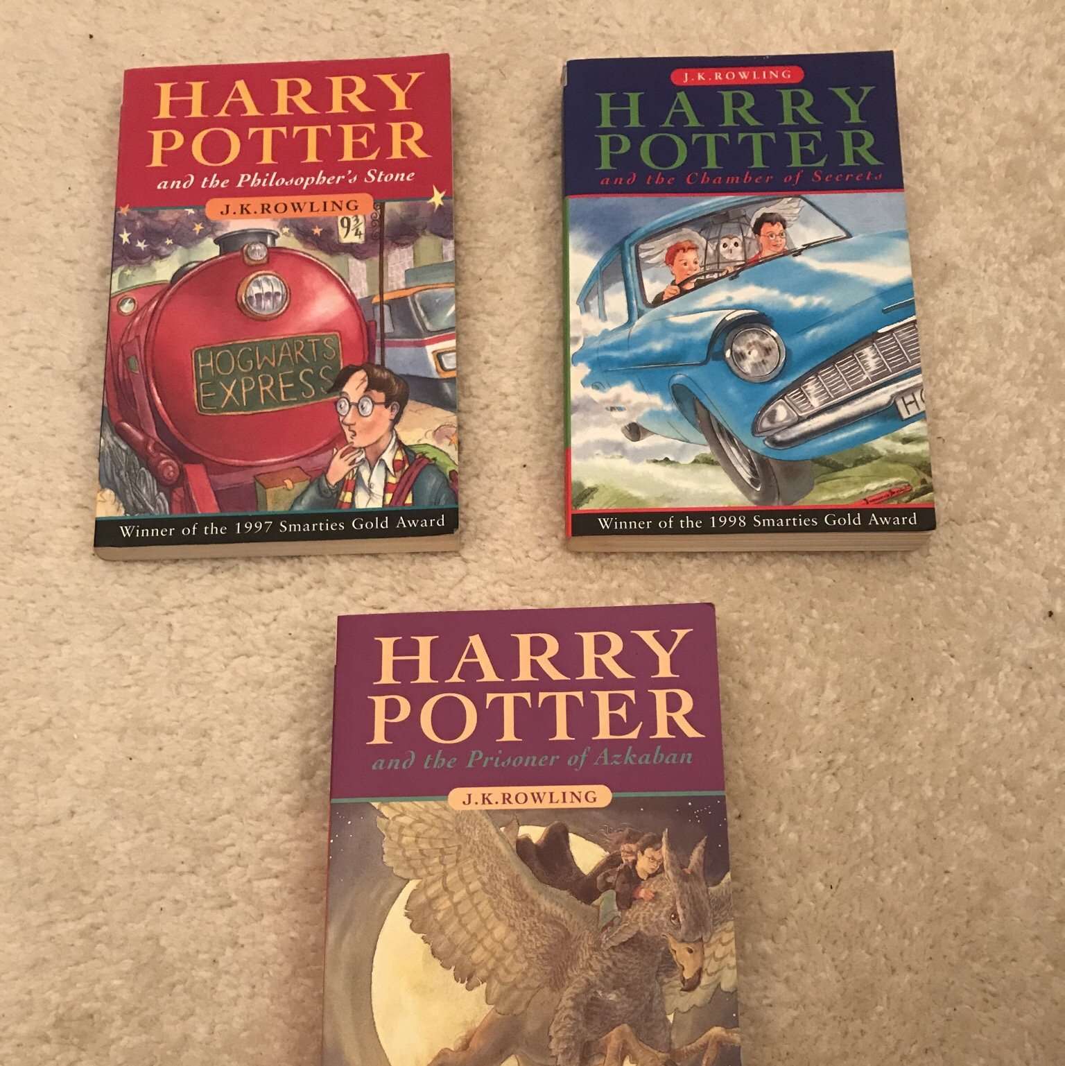 What Are The First Three Harry Potter Books