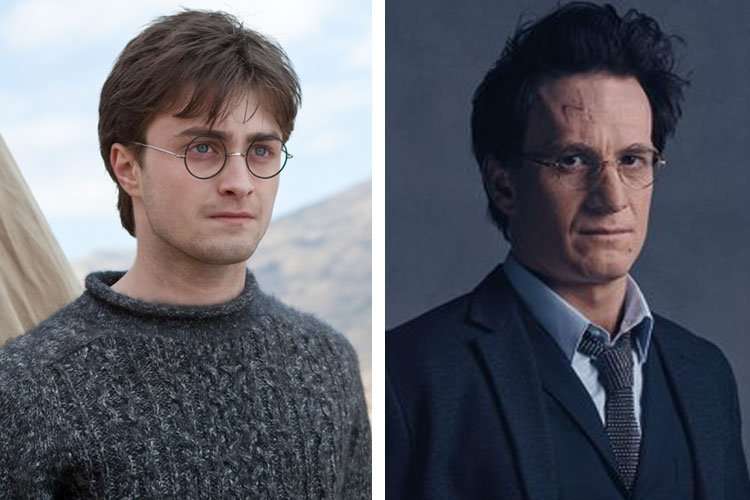 What the "Harry Potter" cast looked like in the last movie ...