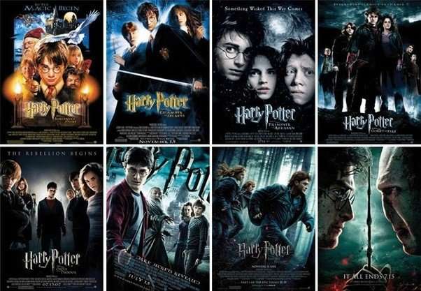 Where can I see all of the Harry Potter movies for free ...