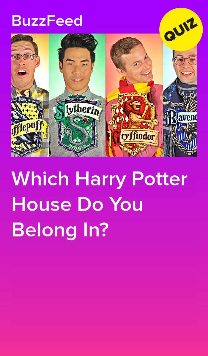 Which Harry Potter House do you belong in?