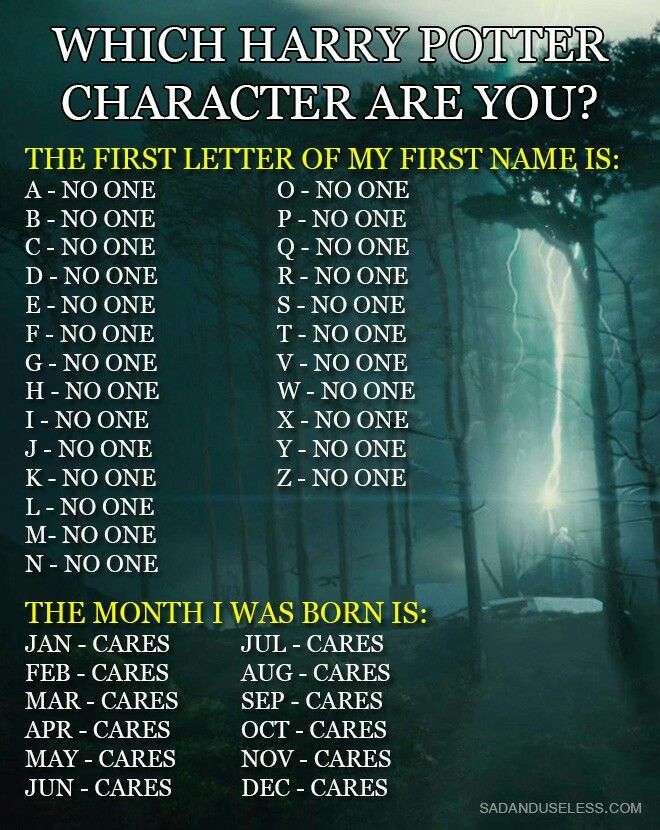 Your Harry Potter Name